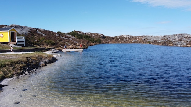 The lake at the end of the trail