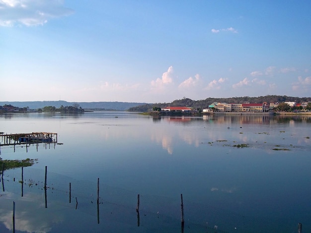 The lake in Flores Guatemala