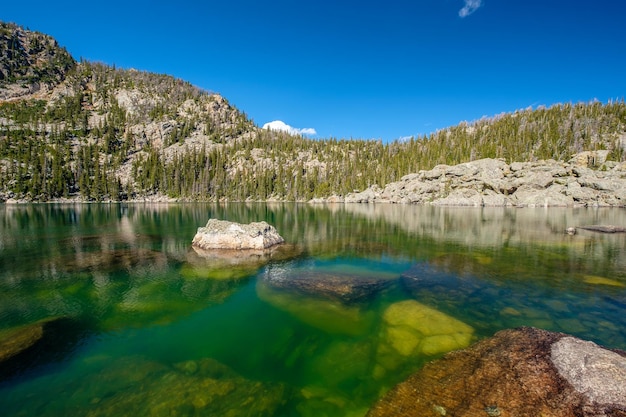 Lake Haiyaha Rocky Mountains Colorado, VS