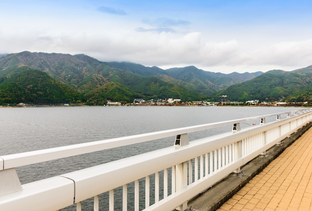 Kawaguchiko del lago nel giappone