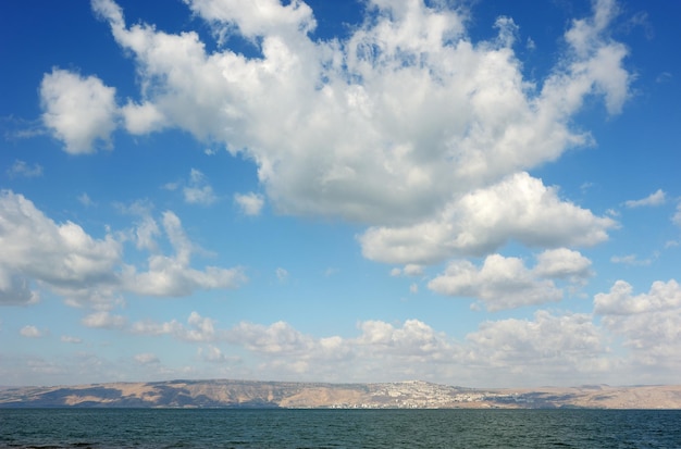 Lake Kinneret bij zonsopgang