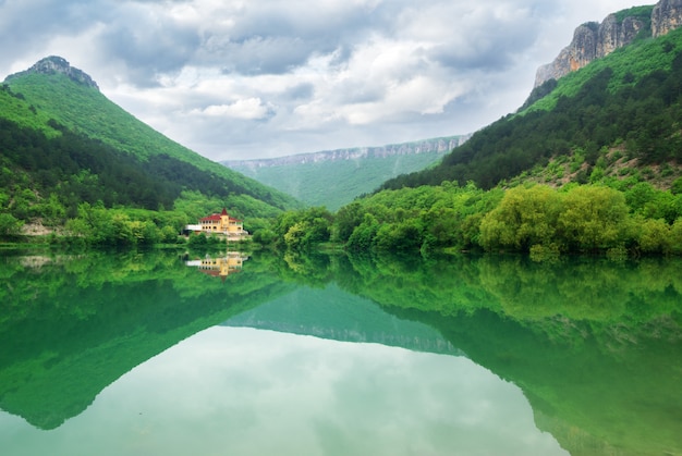 Lake in mountain