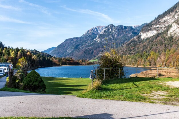 Lake near a campingplace in austria