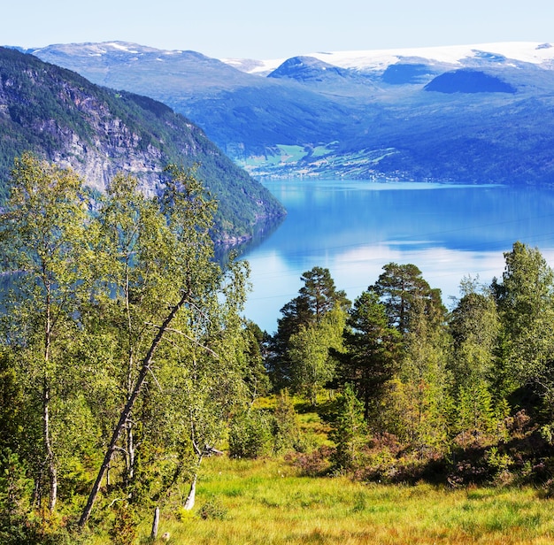 ノルウェーの湖