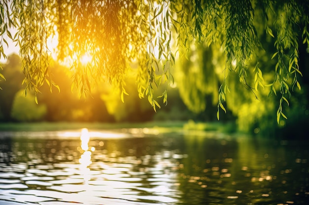 lake in the park