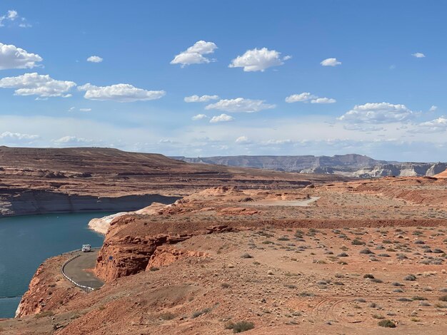 In lake powell