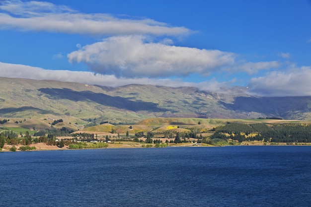 Lake of South island, New Zealand