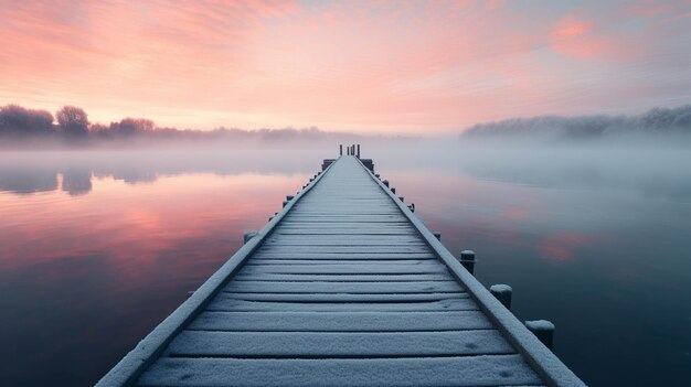 озеро закат высококачественное фотографическое творческое изображение