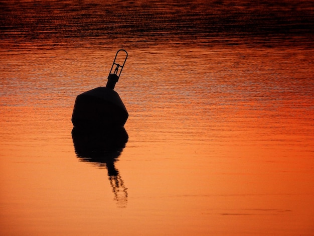 Lake at sunset