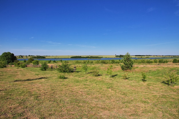  lake in a village