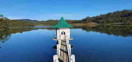 Photo lake with full water