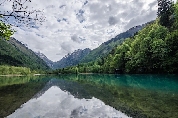 Lake with reflection