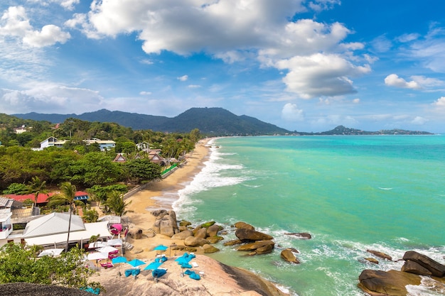 Lamai Beach on Koh Samui island