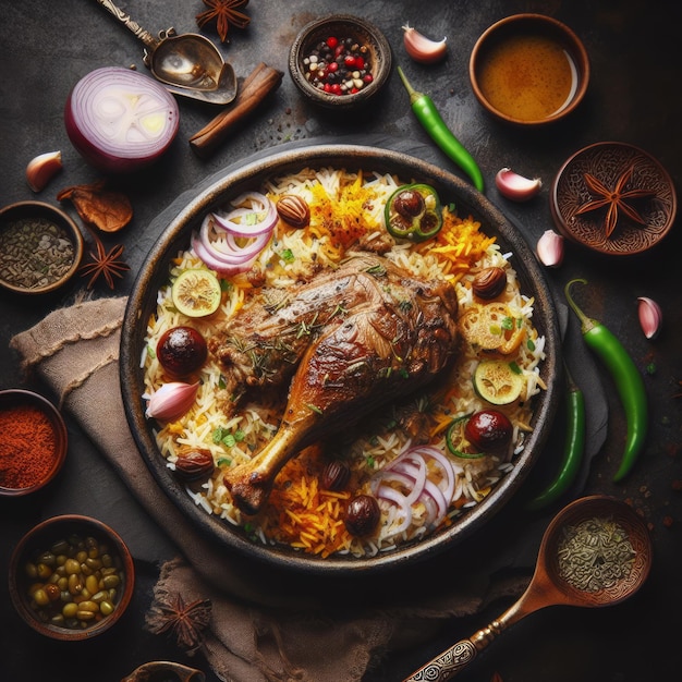 Lamb Biryani Aesthetic Style 2