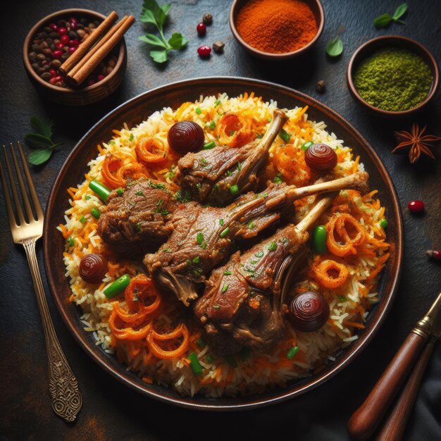 Lamb Biryani Aesthetic Style 2