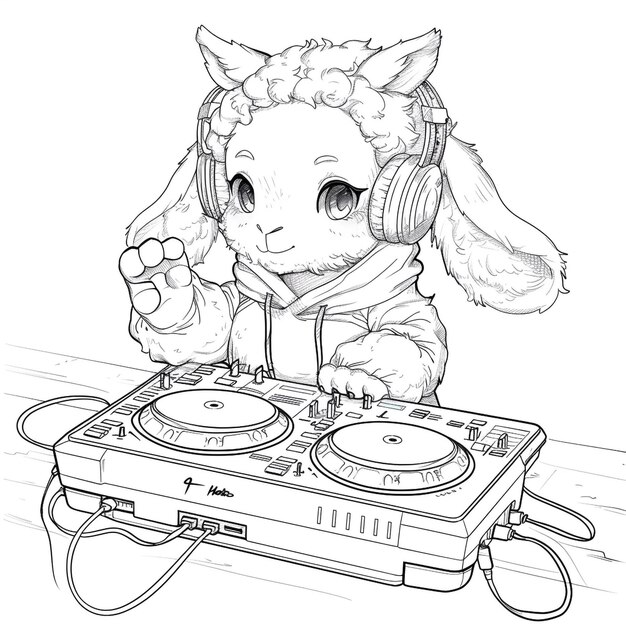 Lamb Jam DJ Sheep at the Party