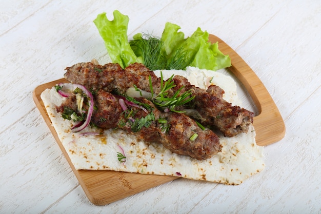 Lamb kebab