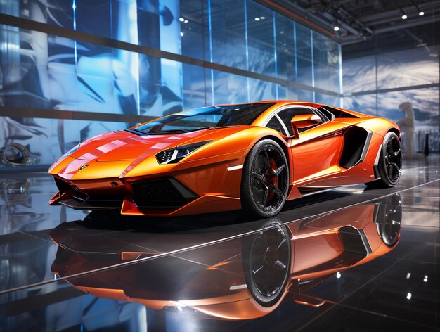 Lamborghini Aventador exhibition