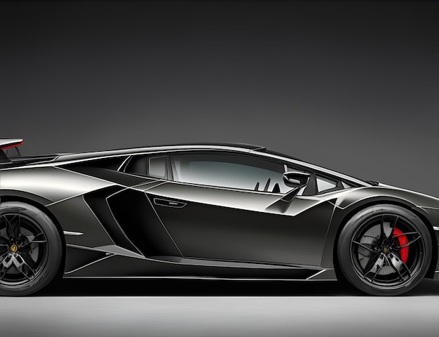 Photo lamborghini side view