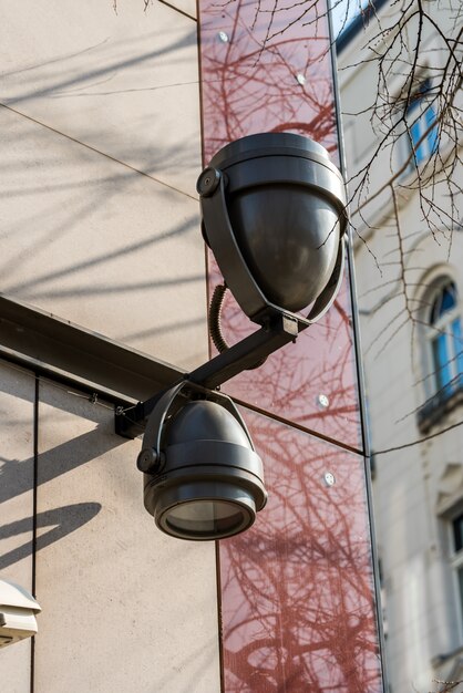 Lamp on a building