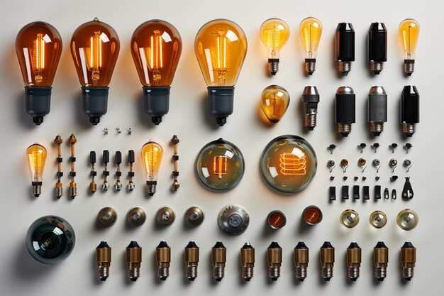 Photo lamp components