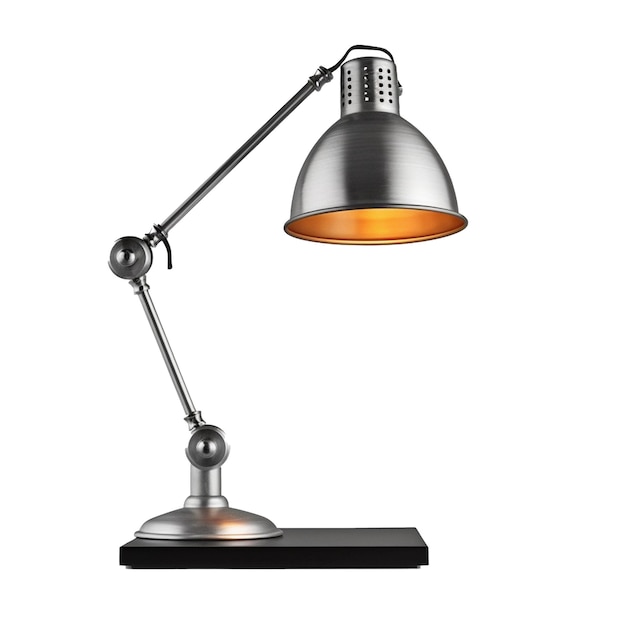 Lamp for desk isolated on background with Generative AI