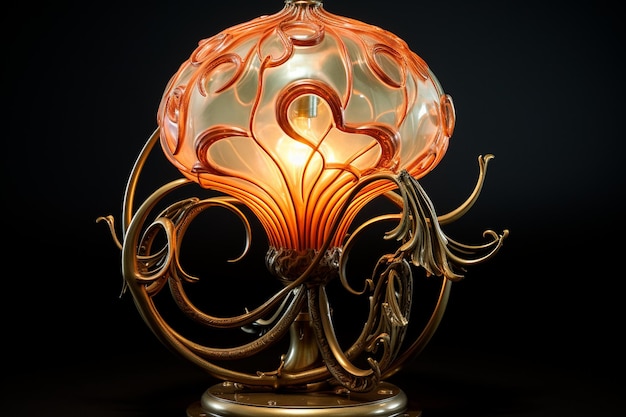 Lamp met fantasie futuristisch ontwerp