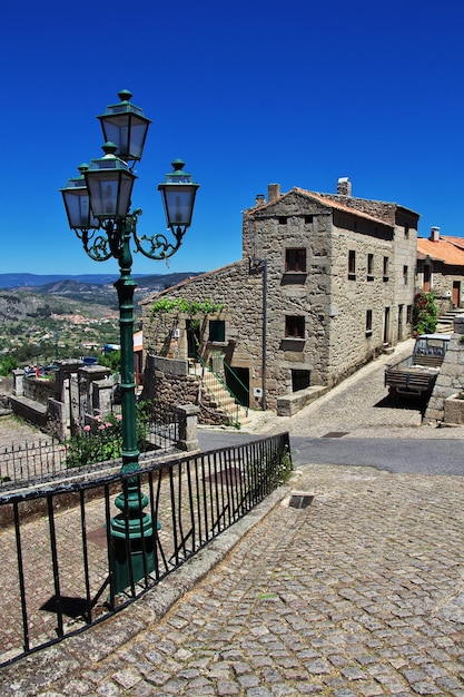 The lamp in Monsanto village in Portugal