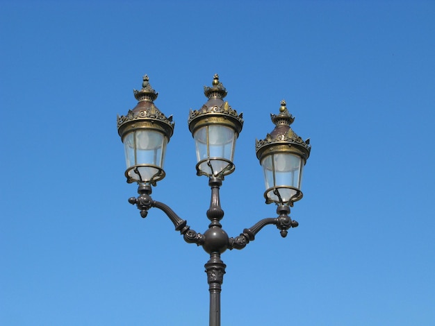 The lamp in the royal palace Rabat Morocco