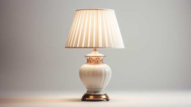 a lamp on a white background