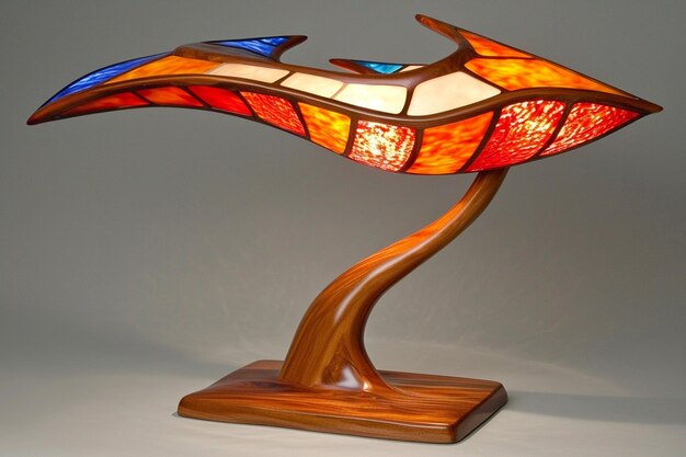 Lamp with fantasy futuristic design