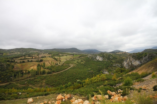 land under the clouds