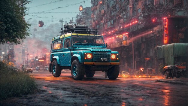 Land Rover Defender Parked on the Street