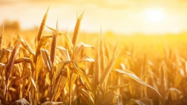 Landbouw gele zonnige ochtend boeren