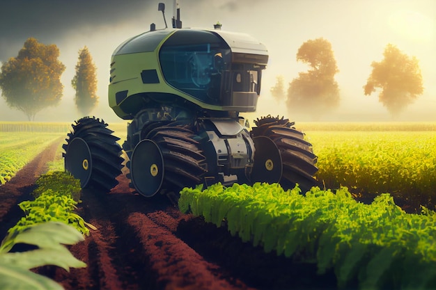 Landbouw robotachtige en autonome auto