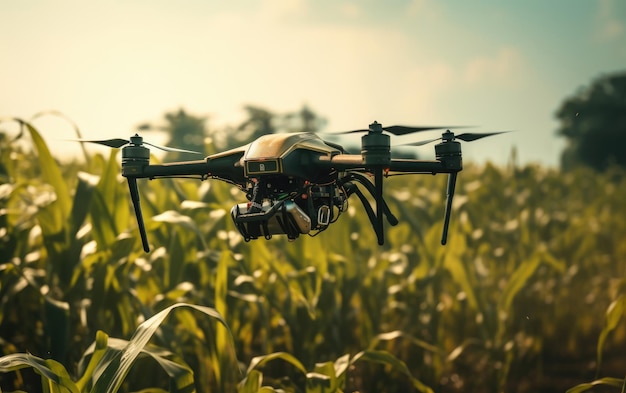 Landbouwdrone voor precisiemestspuiten met generatieve AI