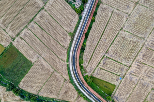 Landbouwgrond tijdens een geweldig moment