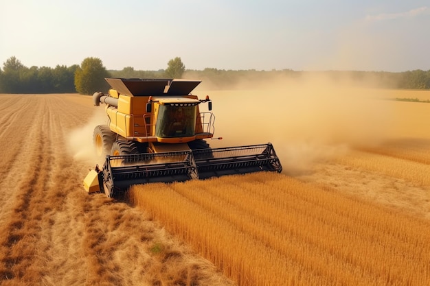 Foto landbouwtechnische oogstgewassen