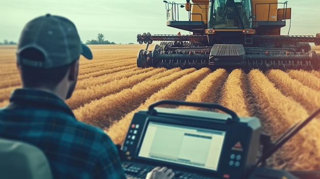 Foto landbouwtechnologie