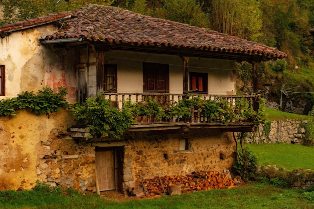 Landelijke landschappen in het binnenland van Asturië