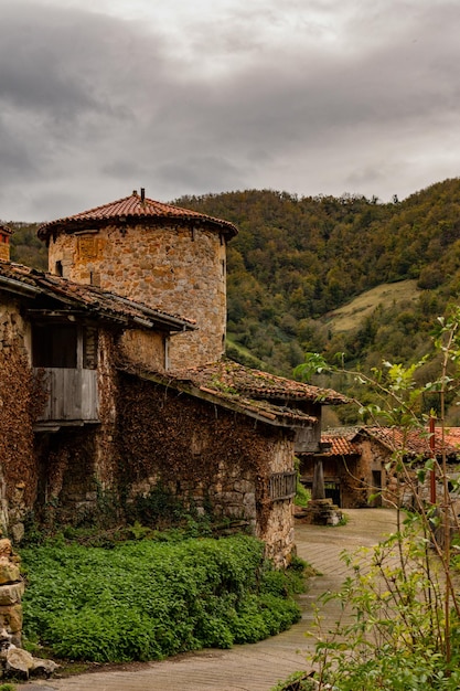 Landelijke landschappen in het binnenland van Asturië