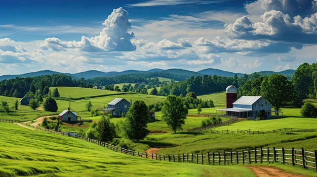 Landelijke North Carolina boerderij