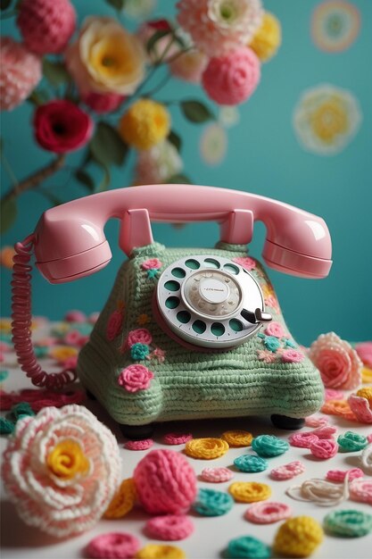 Photo landline phone