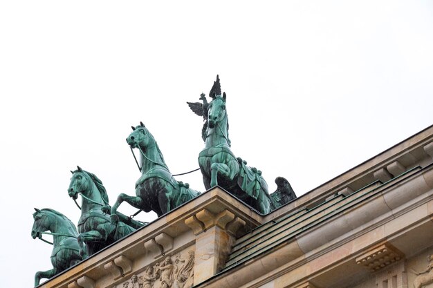 Landmark of Berlin, Germany, Brandenburg's Triumphal Arch