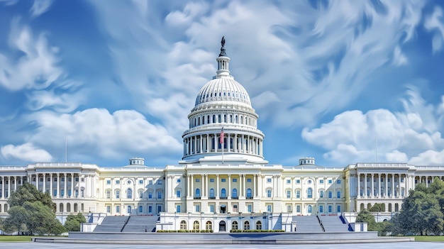 Landmark US Capitol gebouw