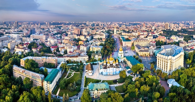 Landmarks of old kiev in ukraine