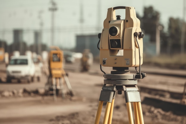 Landmeters apparatuur theodoliet Genereer Ai