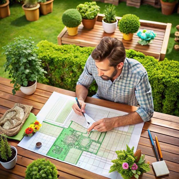 What is landscape design concept
