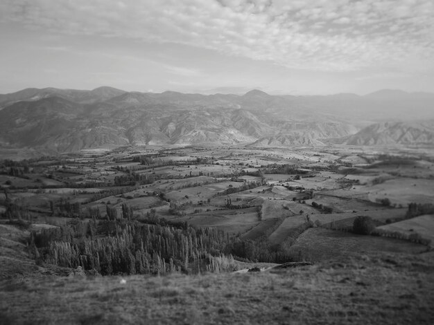 Photo landscape against sky