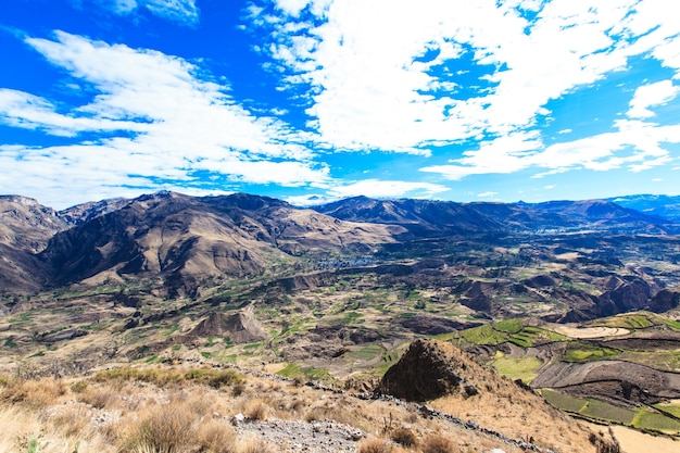 Landscape in Andes Peru